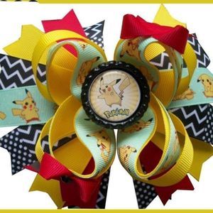 4.5 INCH POKEMON'S PIKACHU HAIRBOW
